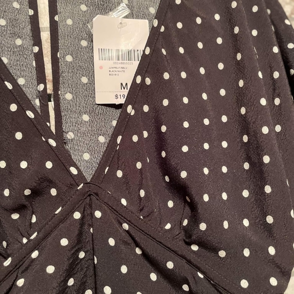 forever 21 black polka dot romper - Picture 3 of 8